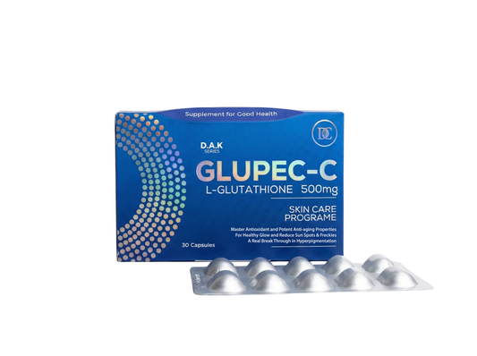 Glupec-C (L-Glutathione Capsules) 500-MG