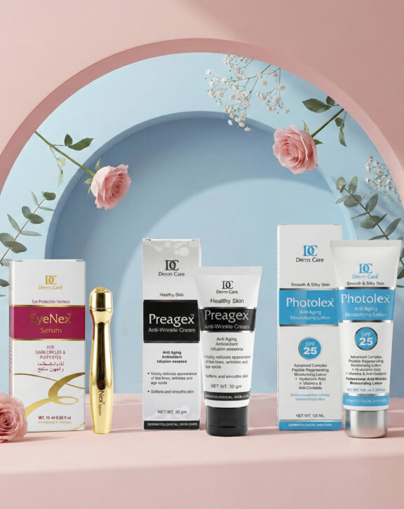 Bundle Contains: Product 1: Preagex Cream Product 2: Photolex Lotion Product 3: Eyenex Serum