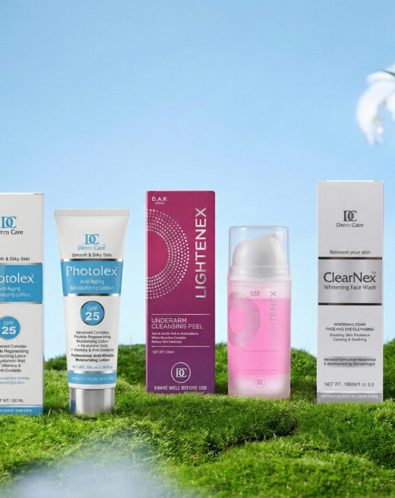 Bundle Contains: Product 1: Lightenex Peel Product 2: Photolex Lotion Product 3: Clearnex Cream